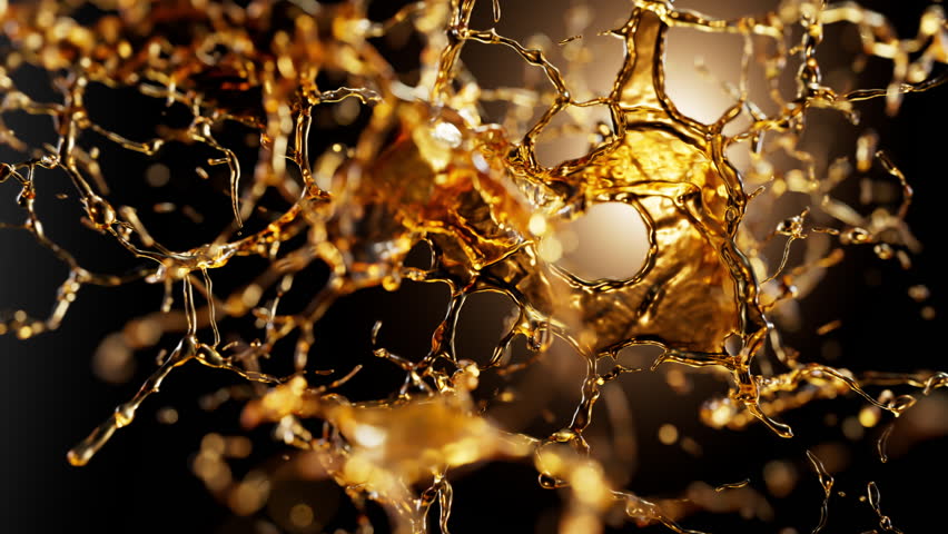 Alcohol splash explosion 3d animation. Slow motion. Royalty-Free Stock Footage #1107582889
