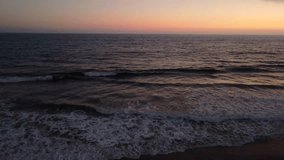 this is a video i took with my drone in Santa Monica beach right after sunset 