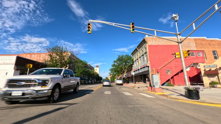 Trinidad old town on Main Street Colorado USA travel destination