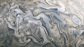 Jupiter Swirling Clouds, The Largest Planet in the Solar System. Elements of this Video Furnished by NASA.