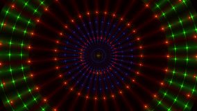 Lights Rotating In Circle Party Led Screen Background Video