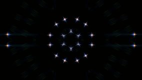 Abstract Style Stars Animated Motion Background Video