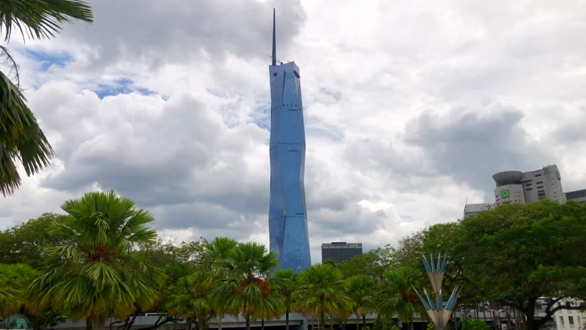 Skyscraper. Merdeka 118 building. Kuala Lumpur, Malaysia. Royalty-Free Stock Footage #1107630681