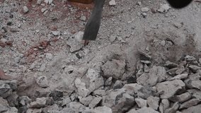 Rescue workers are using tools to break concrete from the earthquake - Powered by Shutterstock - Get 15% off with code: PIKWIZARD15