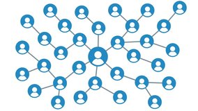 Social network, contacts concept animation. Connected people icon. networking, social media. 2d cartoon style animated stock video. global communication, Smart technology - Powered by Shutterstock - Get 15% off with code: PIKWIZARD15