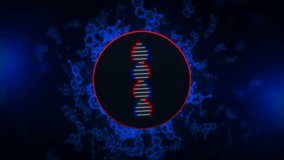 Biotechnology concept background. Futuristic chemical development of sequencing DNA strand for genetic therapy - Powered by Shutterstock - Get 15% off with code: PIKWIZARD15