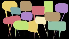 Bubble speech template, video template for your promotion - stock video - Powered by Shutterstock - Get 15% off with code: PIKWIZARD15