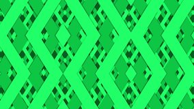 Abstract Green Lines Motion Background Video