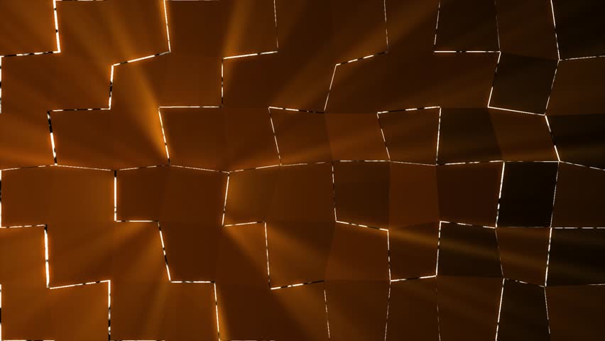 Animated Orange color square shape background with glowing light rays background	 Royalty-Free Stock Footage #1107684149