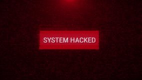 4K Cyber Crime Hacking attack System hacked alert computer network. Cybersecurity vulnerability, data breach, illegal connection, Malware. Malicious software, virus Security. 3D Illustration - Powered by Shutterstock - Get 15% off with code: PIKWIZARD15