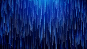 Abstract Blue fiber optic lines Data flow Digital space particles cyberspace Technology connection background. Fiber optic beam. Transfer data, block chain, server, internet. 3D Illustration - Powered by Shutterstock - Get 15% off with code: PIKWIZARD15