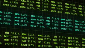 Animation of microprocessor connections over stock market data processing on black background. Global economy and business technology concept - Powered by Shutterstock - Get 15% off with code: PIKWIZARD15
