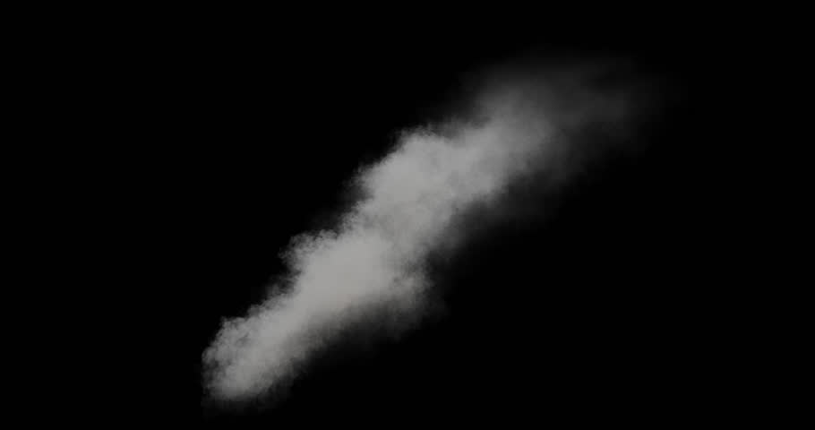 Looping thick smoke rising up. Has alpha channel (PNG) for easy compositing. 3D generated animation