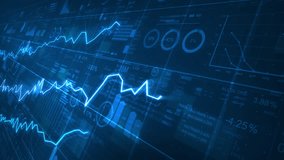 Stock Market Exchange Profit Trading Graph Investment Business Charts. Analysis Financial Report Concept. Financial Figures, Graphs, Arrows and Diagrams Growing. 
 - Powered by Shutterstock - Get 15% off with code: PIKWIZARD15