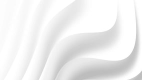 Bright white grey waves abstract motion background. Seamless looping animation - Powered by Shutterstock - Get 15% off with code: PIKWIZARD15