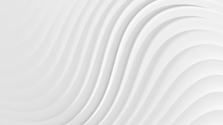 Bright white grey waves abstract corporate motion background animation looped Royalty-Free Stock Footage #1107786915