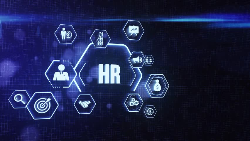 Internet, business, Technology and network concept.Human Resources HR management concept. Virtual button. - Powered by Shutterstock - Get 15% off with code: PIKWIZARD15