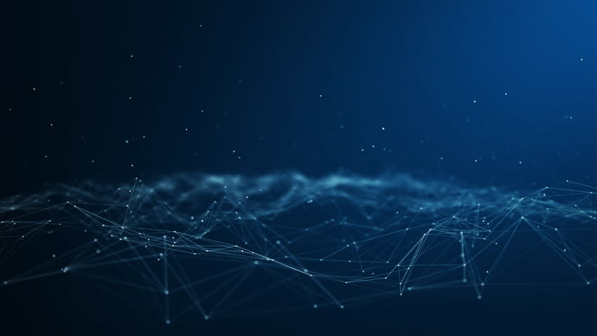 internet network connection technology concept polygon background