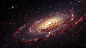 Travel Through the Cosmos: Space Galaxy Video Background