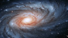Mesmerizing Galaxy Loop: Journey Through Space