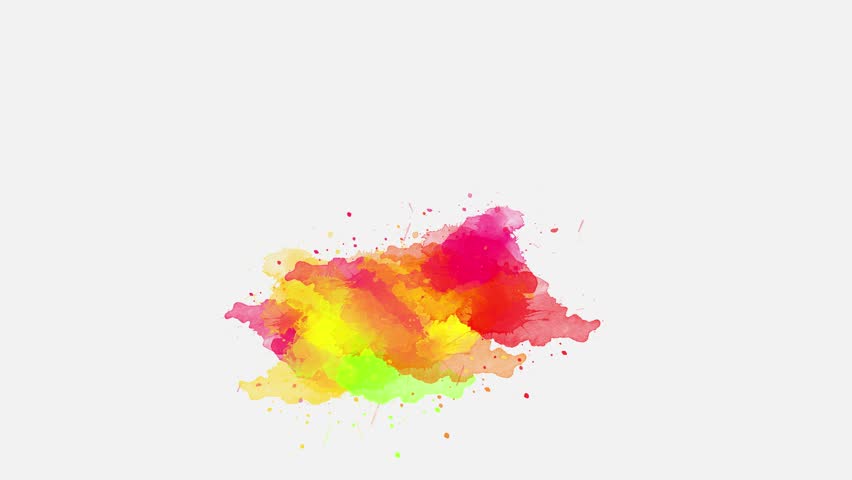 Paint brush stroke slow-motion reveal animation. | Shutterstock HD Video #1107803417