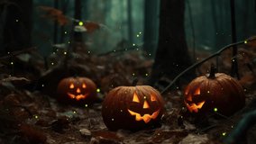 Fireflies fly in the pumpkin patch as halloween background - Powered by Shutterstock - Get 15% off with code: PIKWIZARD15