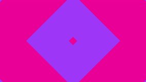 Purple and pink zoom triangles animation abstract background