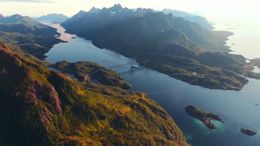 Captivating Norwegian Mountain Views on Rocky Isles