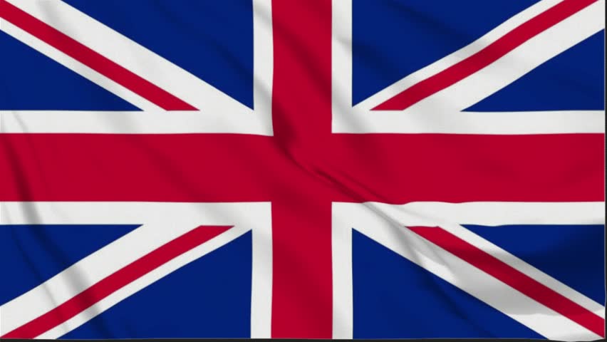 United Kingdom Waving Flag, United Kingdom Flag, United Kingdom Flag Waving Animation, United Kingdom Flag 4K Footage Royalty-Free Stock Footage #1107829375
