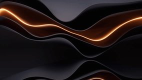 Dark curve geometry and glowing lines, 3d rendering. - Powered by Shutterstock - Get 15% off with code: PIKWIZARD15