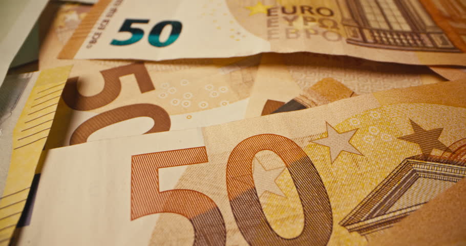 Currency Exchange and Banking: High-Resolution Euro Bills Close-Up. High quality 4k footage | Shutterstock HD Video #1107844151