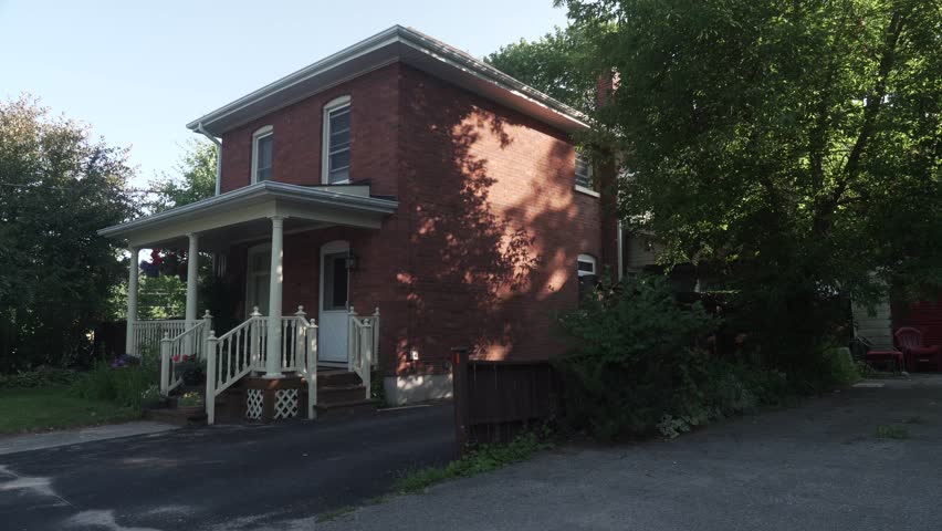 An Old Home in one of the towns in Orillia, Ontario, Canada