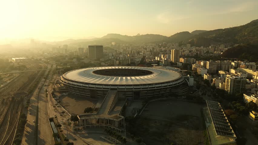 Maracana Stadium, Rio de Janeiro, Brazil Royalty-Free Stock Footage #1107863515