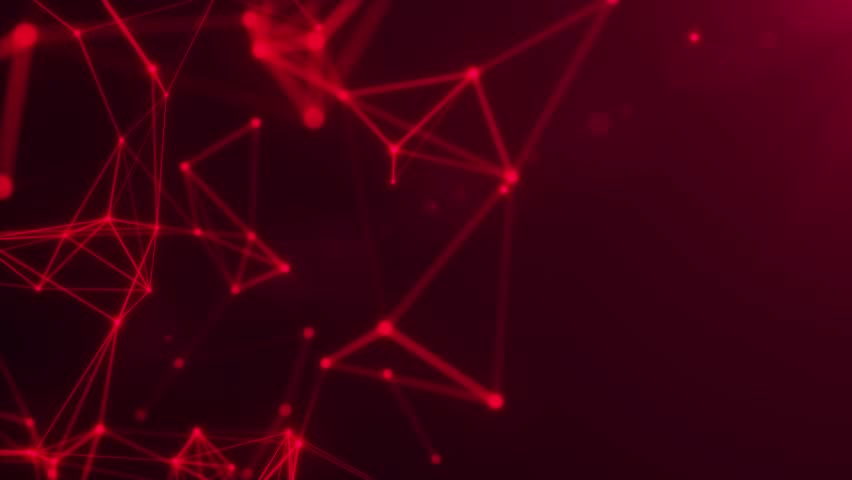 Abstract digital connection moving dots and lines. Technology background. Network connection structure. Digital background. Colored polygonal space. 3d. Seamless loop. 4k animation. 3D Illustration - Powered by Shutterstock - Get 15% off with code: PIKWIZARD15