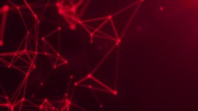 Abstract digital connection moving dots and lines. Technology background. Network connection structure. Digital background. Colored polygonal space. 3d. Seamless loop. 4k animation. 3D Illustration - Powered by Shutterstock - Get 15% off with code: PIKWIZARD15