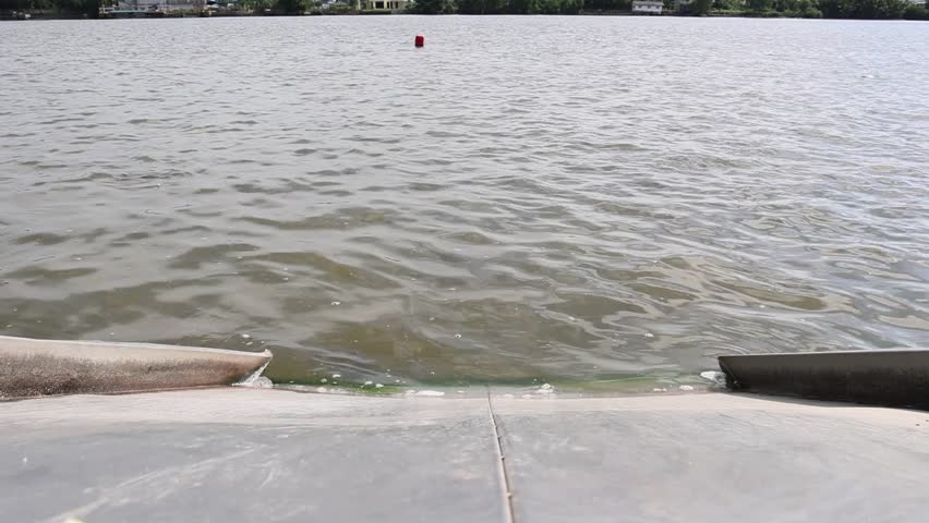 
River landscape beautiful blue sky sunny day river city tree running water river bank descent