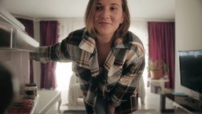 Woman opens fridge door, takes out vegetables. Woman going to prepare healthy using vegetables. - Powered by Shutterstock - Get 15% off with code: PIKWIZARD15