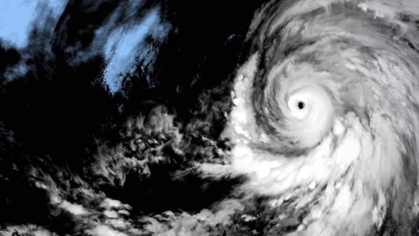 Hurricane Hillary in California on weather radar and satellite | Shutterstock HD Video #1107911217
