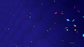 Soccer Player Goal Kick animation video, dark blue background, football animation video. football ground, championship, goal celebration. Soccer tournament - Powered by Shutterstock - Get 15% off with code: PIKWIZARD15