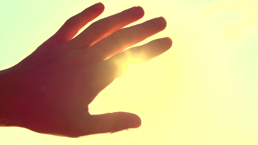 Human Hand Touching The Sunlight Stock Footage Video 100 Royalty Free Shutterstock