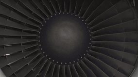 turbine on the wing of a Boeing 747 at the airport - Powered by Shutterstock - Get 15% off with code: PIKWIZARD15