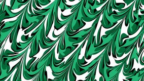 abstract green wavy animated background 