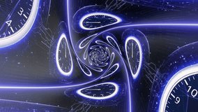 Inside a Clocks Technology Tunnel Animation, Background, Loop
 - Powered by Shutterstock - Get 15% off with code: PIKWIZARD15