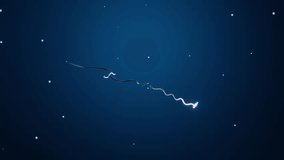 Abstract Saturn planet formed from curves spinning and floating over blue background, futuristic space wallpaper with animated ball. Beautiful Planet Saturn Galaxy Universe Space Cosmos Concept Art - Powered by Shutterstock - Get 15% off with code: PIKWIZARD15