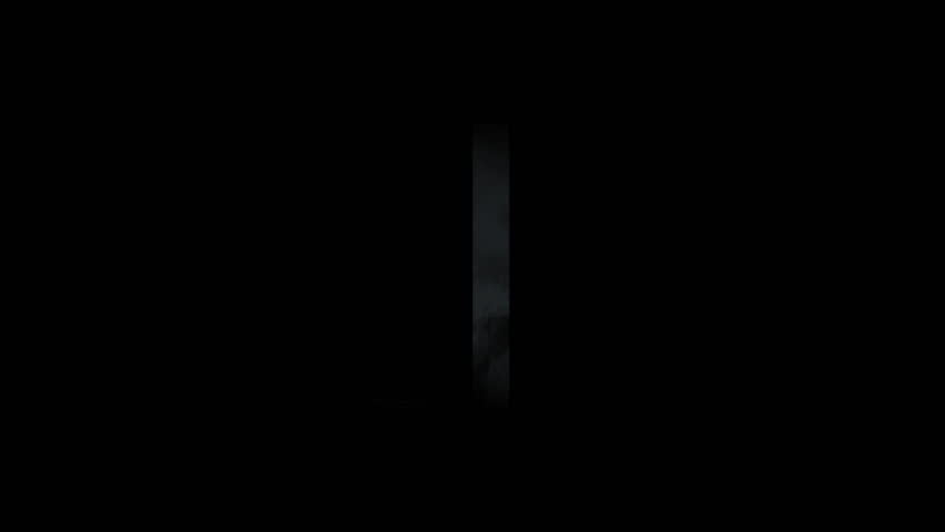 Xray animated design element showing a human skull xray, 4k 24p with alpha channel