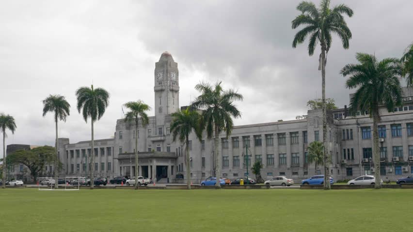 The Parliament of the Republic of Fiji Building in Suva, Fiji