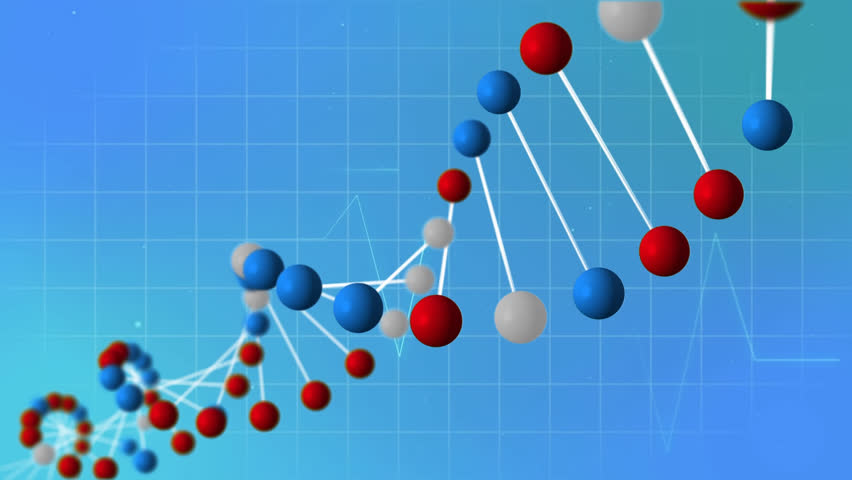 Animation of cardiograph and dna strand on blue background. Global medicine and digital interface concept digitally generated video. - Powered by Shutterstock - Get 15% off with code: PIKWIZARD15
