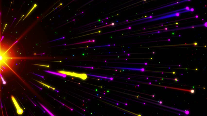 VJ High Speed Light Streaks Dancing SciFi Tunnel Seamless Loop