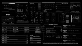PNG Alpha.HUD 2GFX Technology Sci Fi 2D texture.User Interface data display.Control panel HUD technological infographic elements.UI - Powered by Shutterstock - Get 15% off with code: PIKWIZARD15