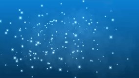 Abstract Space Particles background video